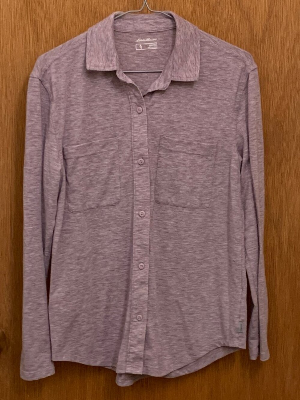 Eddie Bauer purple button down top - Size Small